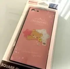 リラックマ iPhone 8/7 スクエアガラスケース