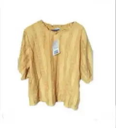 【新品タグ付き】Lサイズ マリーゴールド トップス 春夏 半袖 カットソー即購入