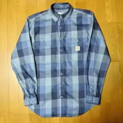 Carhartt FR チェック BD ワークシャツ S