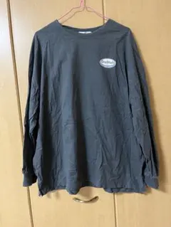 NICE CLAUP バックプリント 長袖カットソー ロンT