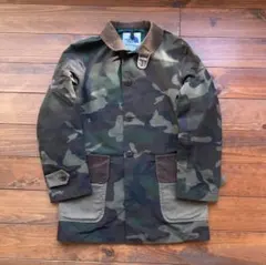 限定 コラボ！Junya Watanabe × TNF ステンカラーコート カモ