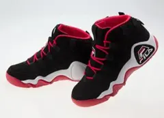 FILA スニーカー ハイカット ブラック レッドのサムネイル