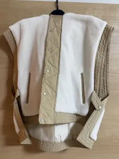 ROPÉ PICNIC フード付きキルティングベスト 38