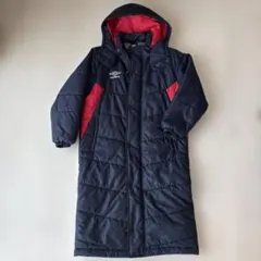 umbro ベンチコート ネイビー/レッド
