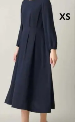 【新品同様】a.v.vロングワンピース /洗える ウエストタックワンピース