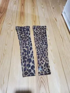 エルドレッソ　ヒョウ柄アームカバー Sサイズ　アームウォーマー　ランニング