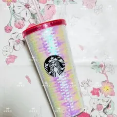 スターバックス SAKURA 2024 コールドカップタンブラー スパンコール