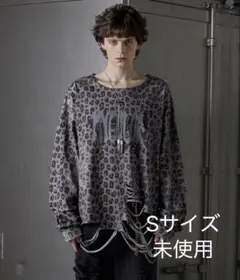 【GRANCY】grancy総柄ラインストーングラフィックロンT S