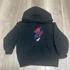 H&M スパイダーマン フード付きトレーナー 黒