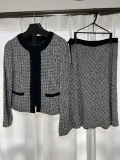 ツイードジャケットとスカートセット