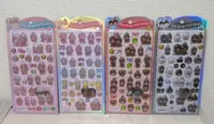 【正規品】モンチッチ　うるちゅるPOPシール 4種コンプリートセット