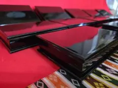 「昭和レトロ」ひな祭り用 黒い飾り台 13個セット