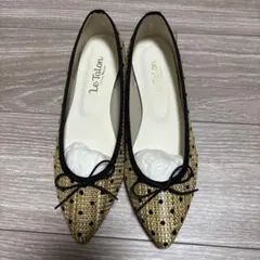 Le Talon ドット フラットシューズ