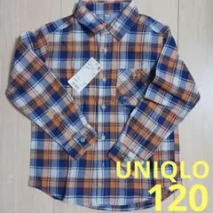 UNIQLO　ユニクロ　チェック　シャツ　120