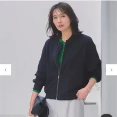ジミー様アンフィーロ　BEAUTY MOVE ヘビロテ ブルゾン　ネイビー