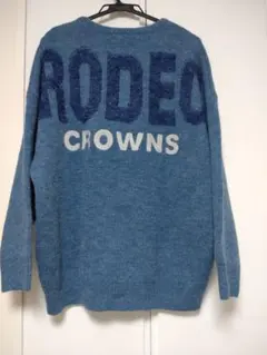 RODEO CROWNS 青色 長袖セーター