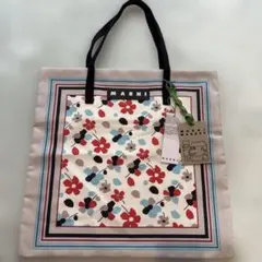 MARNI MARKET トートバッグ バンダナ幾何学模様 - メルカリ