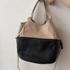 MARCO MASI マルコマージ　バイカラー トートバッグ　ショルダーバッグのサムネイル