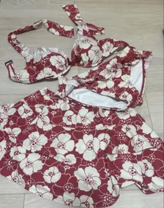ジルスチュアート　花柄 セパレート水着 ビキニ スカート付きのサムネイル