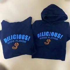 BABY DOLL 親子コーデお揃い綿パーカー 100cm&Mベビードール