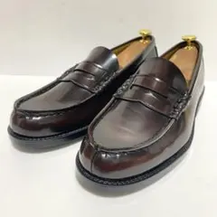 【新品・未使用】HARUTA コインローファー 6550ブラウン25.5㎝EEE