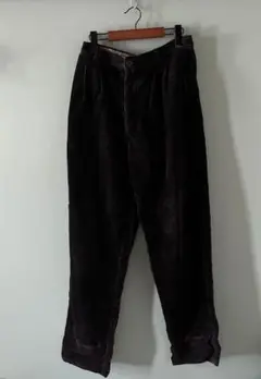 コーデュロイパンツ黒