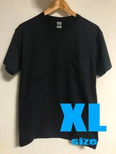 GILDAN ギルダン 6oz ポケT XL ブラック 黒 ポケット Tシャツ