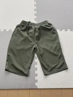 オリーブグリーン ショートパンツ ゴムバンド