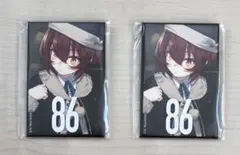 ☆ 미개봉 ☆ スクエア缶バッジ クレナ2 エイティシックス オンライン 쿠지 2점