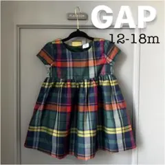 GAP セレモニー チェック ワンピース ♡ おでかけ お誕生日 70 75
