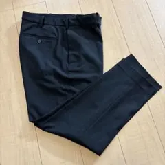 ユニクロ スマートアンクルパンツ2WAYストレッチ L ブラック メンズ