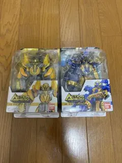 アクションヒーロー デガソードレッド ブルー イエロー　フィギュアセット アクションヒーロー デガソードレッド ブルー イエロー フィギュア