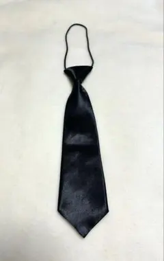 子供用ネクタイ　キッズネクタイ　ブラック