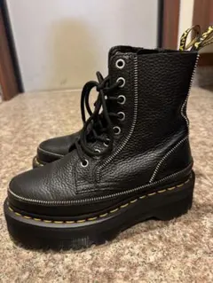 Dr. Martens レザーブーツ　ドクターマーチン　8ホール　サイドジップ