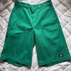 【定番】Dickies ディッキーズ 42283 ワークショーツ 緑 32