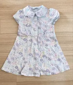 Lili Lundi☆花柄 半袖ワンピース 110のサムネイル