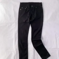 美品　r・p・s カラーパンツ　スキニー　黒　ブラック　Mサイズ　デニム