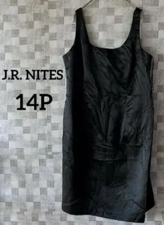J.R. NITES 【14P】ブラック キャミワンピース