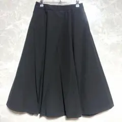 MICA&DEAL マイカアンドディール タフタ風 フレアスカート 38 暗紺のサムネイル