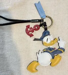 ゲンテンgentenワクワクレザーチャームディズニーキャラクター/ドナルドダックのサムネイル