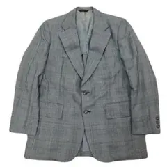 Christian Dior テーラードジャケット チェック柄ブラウン Mサイズ