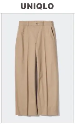 UNIQLO ワイドチノパンツL（ベージュ）