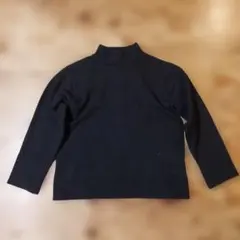 コムサイズム　黒のタートルネックセーター