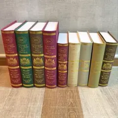 イミテーションブック ダミーブック 洋書風　9冊セット インテリア