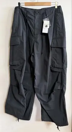 【新品未使用】BEAMS 6ポケットバルーンカーゴパンツ 黒 L