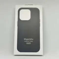 新品-純正互換品-iPhone14pro　レザーケース　ブラック