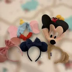 ディズニーカチューシャ5点セット