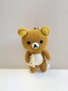 リラックマ 音符マスコット キーチェーン 平成レトロ 【当時物