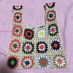 フラワークロシェトートミニバッグ バック