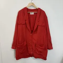 00's vintage CACCIA テーラードジャケット 赤 アーカイブ
